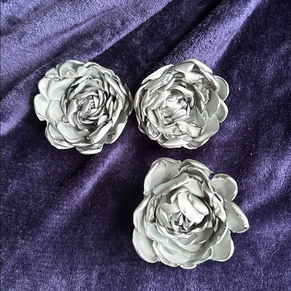 Handmade Silver Floral  tablet Accessories new 6 pcs